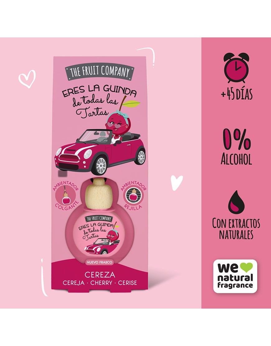 AMBIENTADOR COCHE CEREZA FRUIT