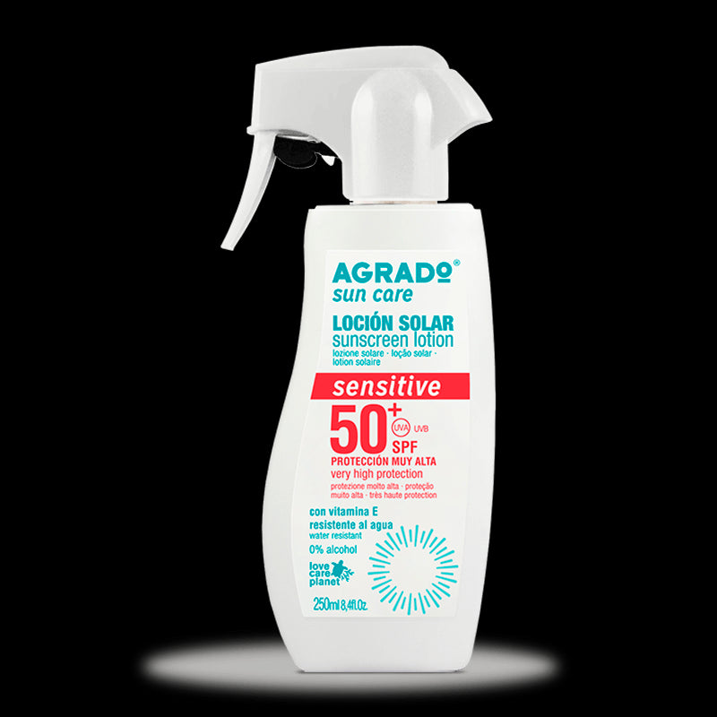 A. LOCION SOLAR SENSITIVE SPF 50