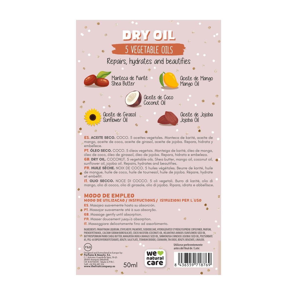 ACEITE SECO FRUIT ANDA COMPANY