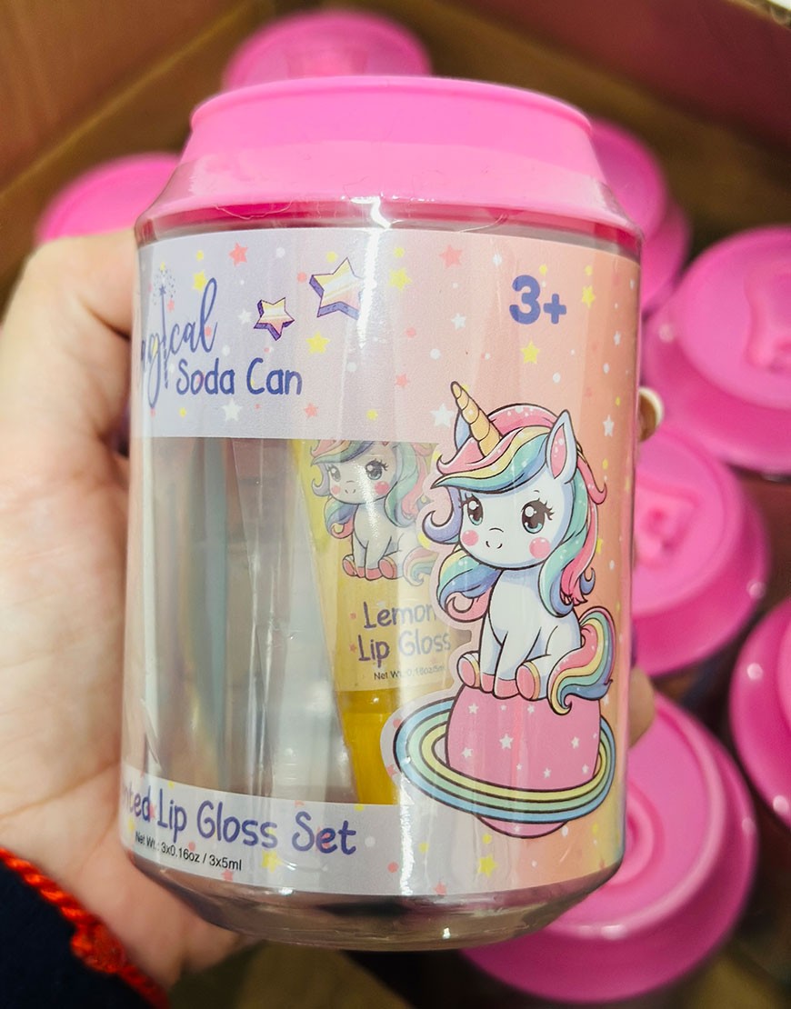 SET 3 GLOSS UNICORNIO
