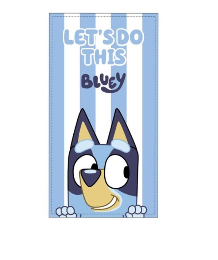 TOALLA BLUEY AZUL