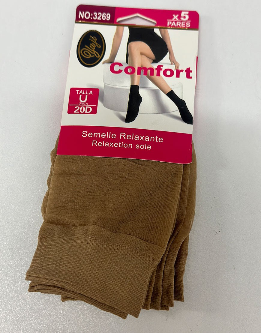 5 PARES CALCETIN TOBILLERO