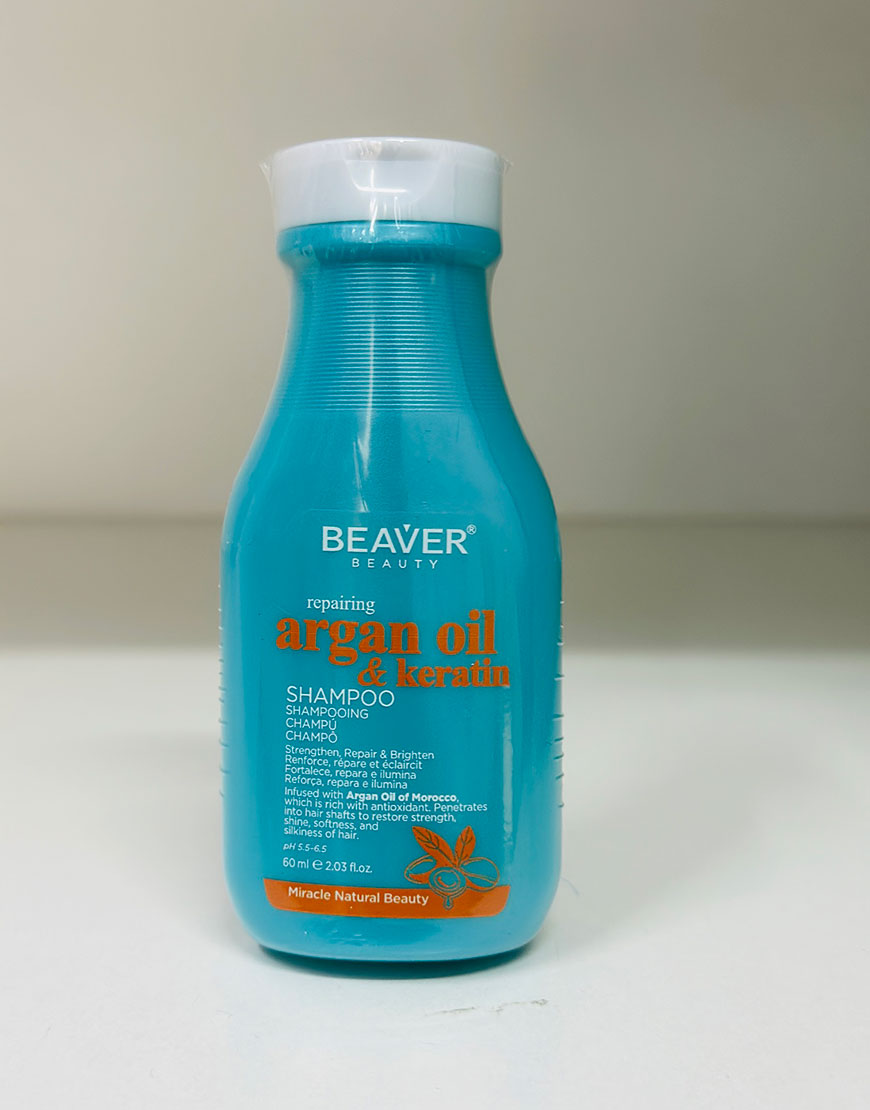 MINI CHAMPU BEAVER ARGAN Y KERATINA