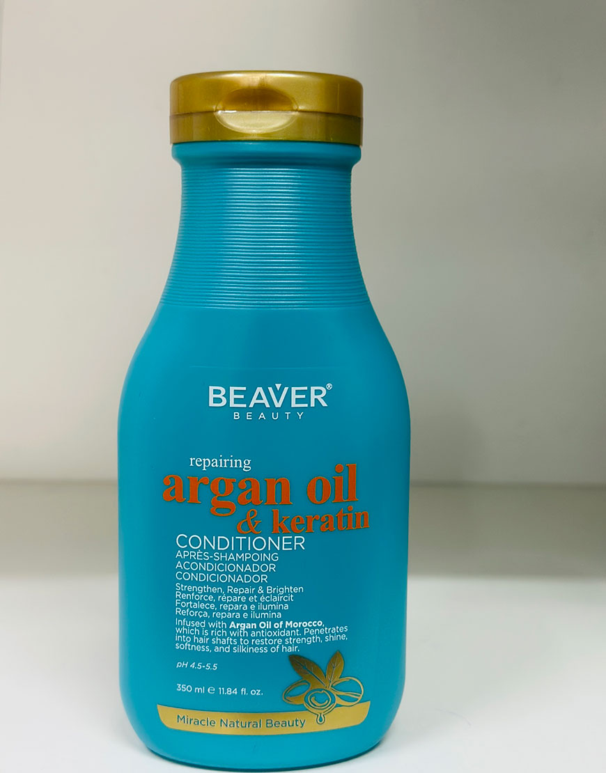 ACONDICIONADOR BEAVER ARGAN Y KERATINA