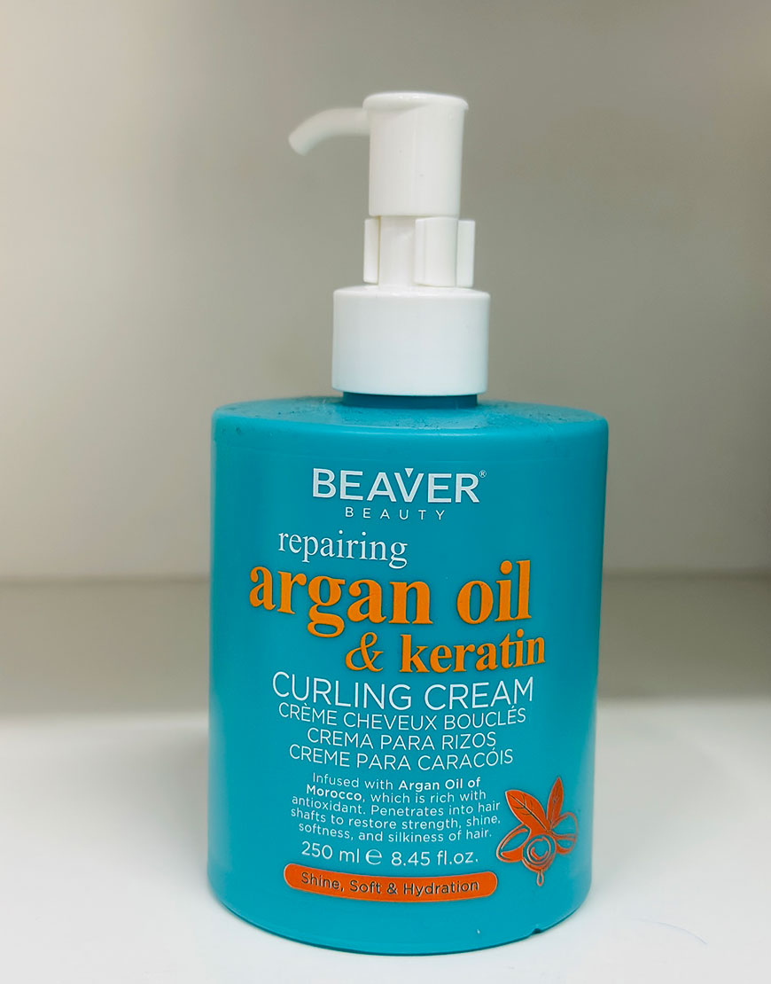CREMA PARA RIZOS BEAVER ARGAN Y KERATINA