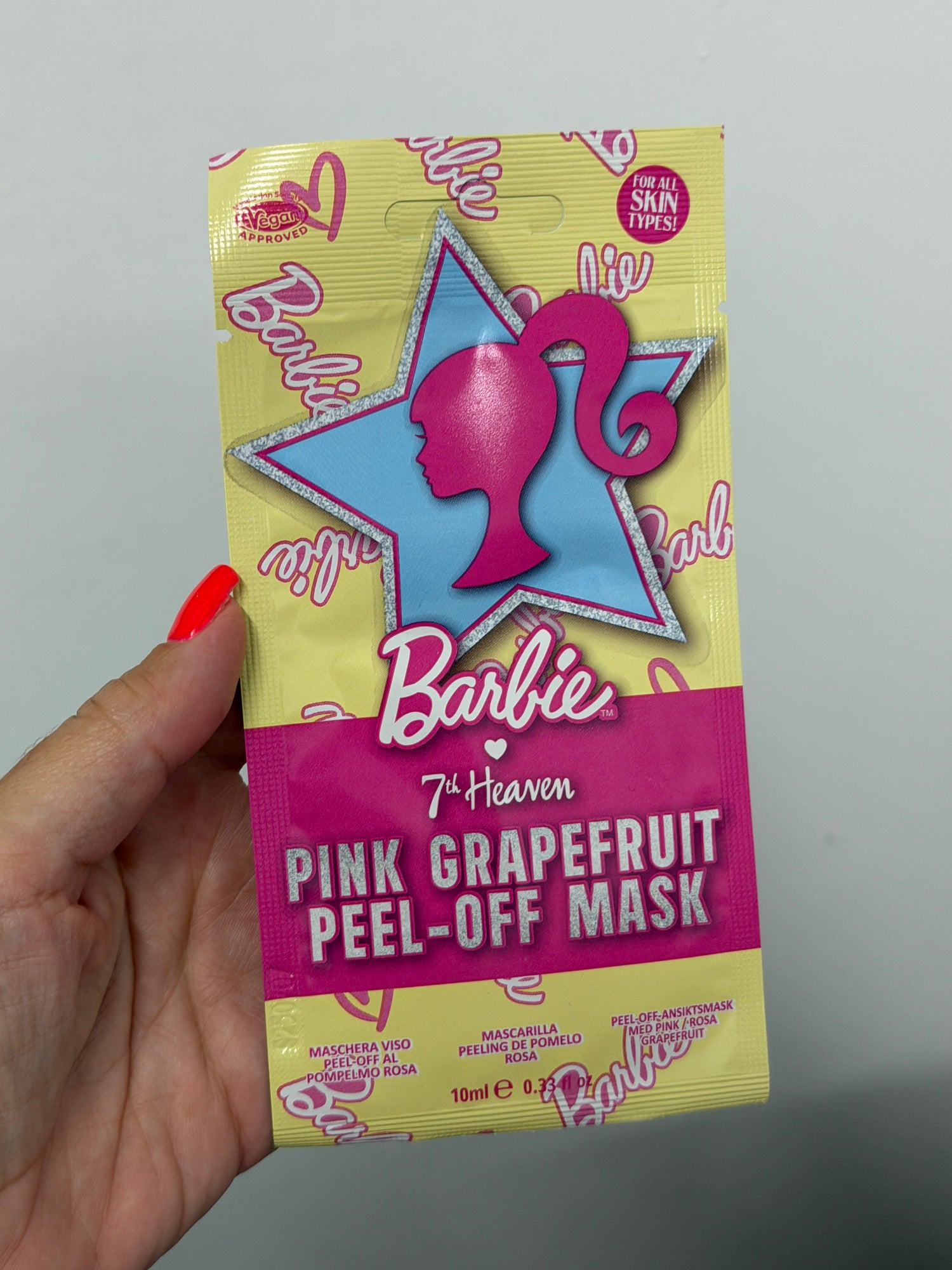 MASCARILLA BARBIE GRAPEFRUIT ( POMELO ROSA)