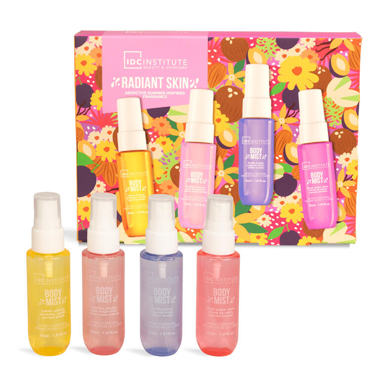 SET 4 BODY MIST RADIANT SKIN IDC