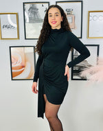 VESTIDO LYCRA ASIMETRICO