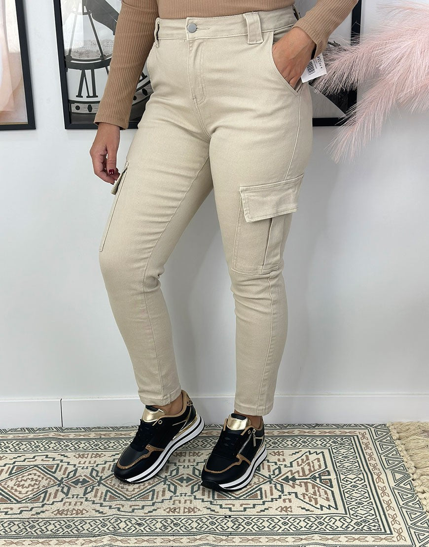 PANTALON VAQUERO CARGO