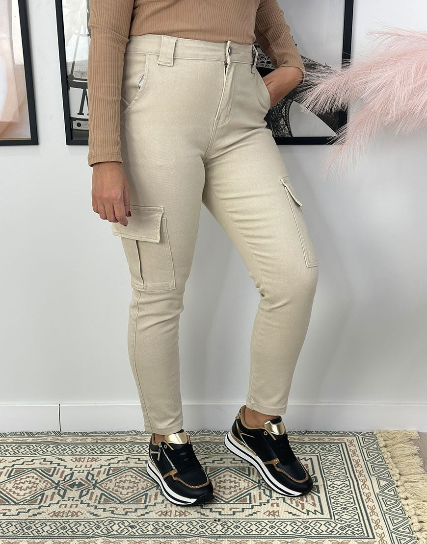 PANTALON VAQUERO CARGO