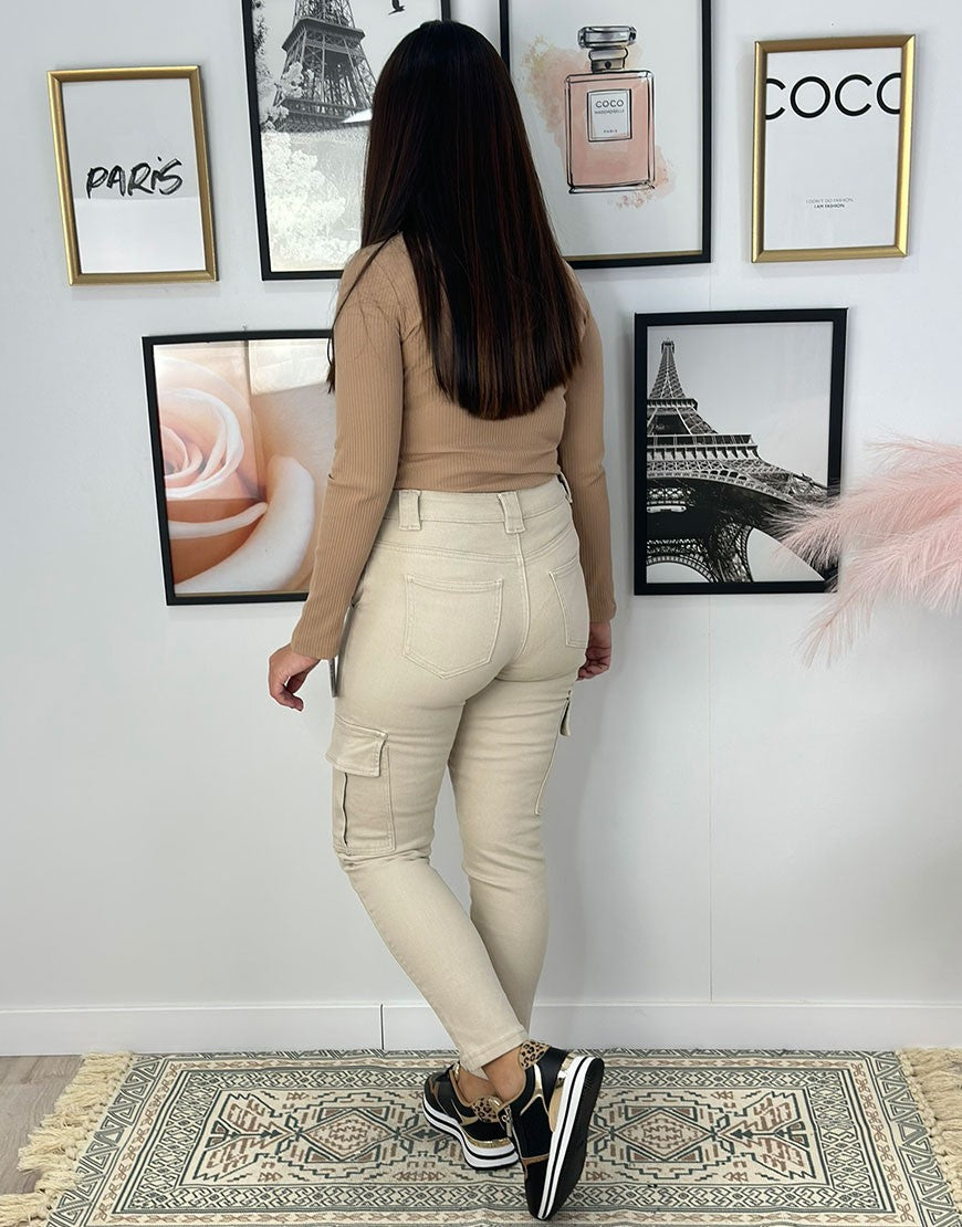 PANTALON VAQUERO CARGO