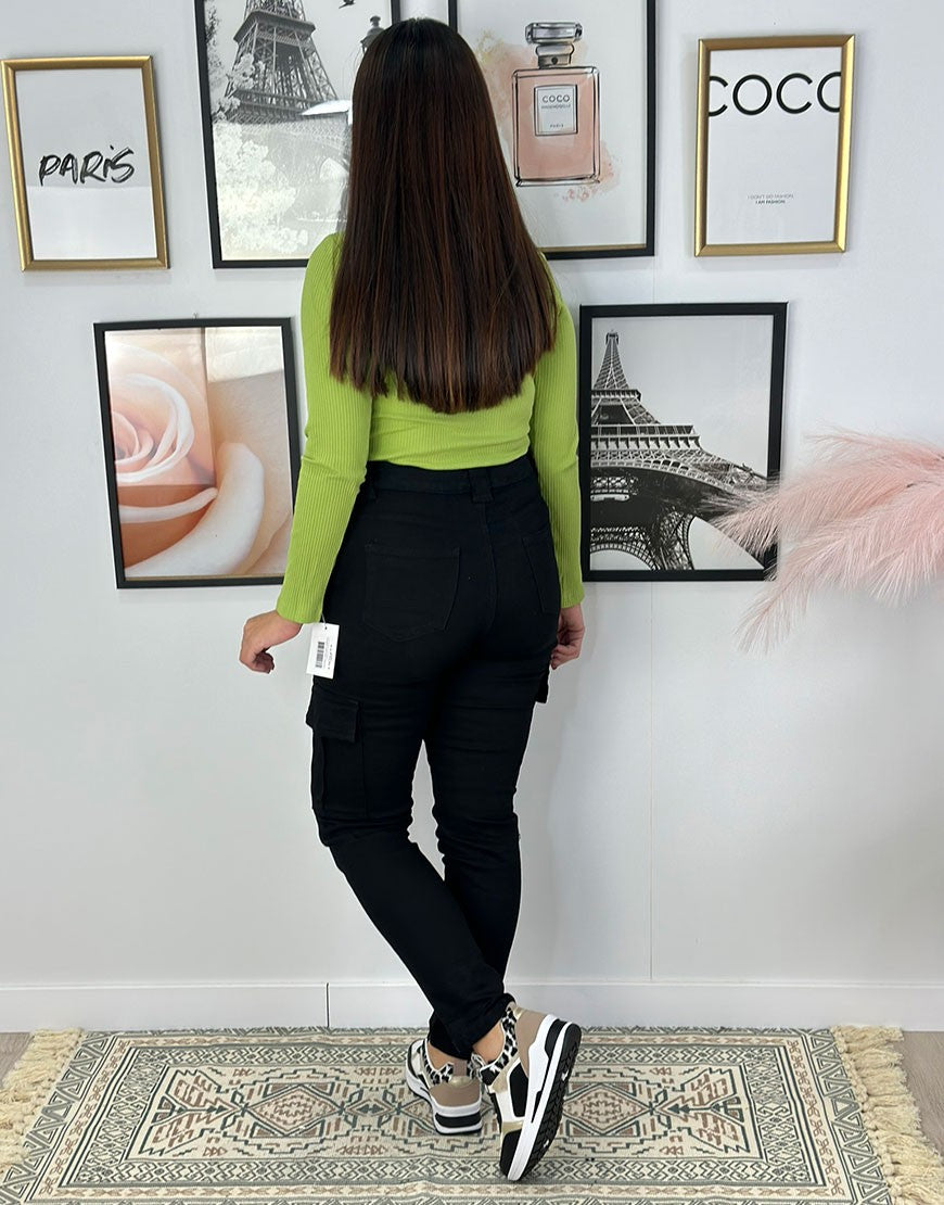 PANTALON VAQUERO CARGO