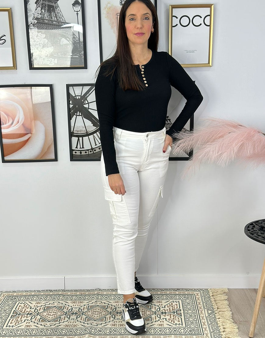 PANTALON VAQUERO CARGO