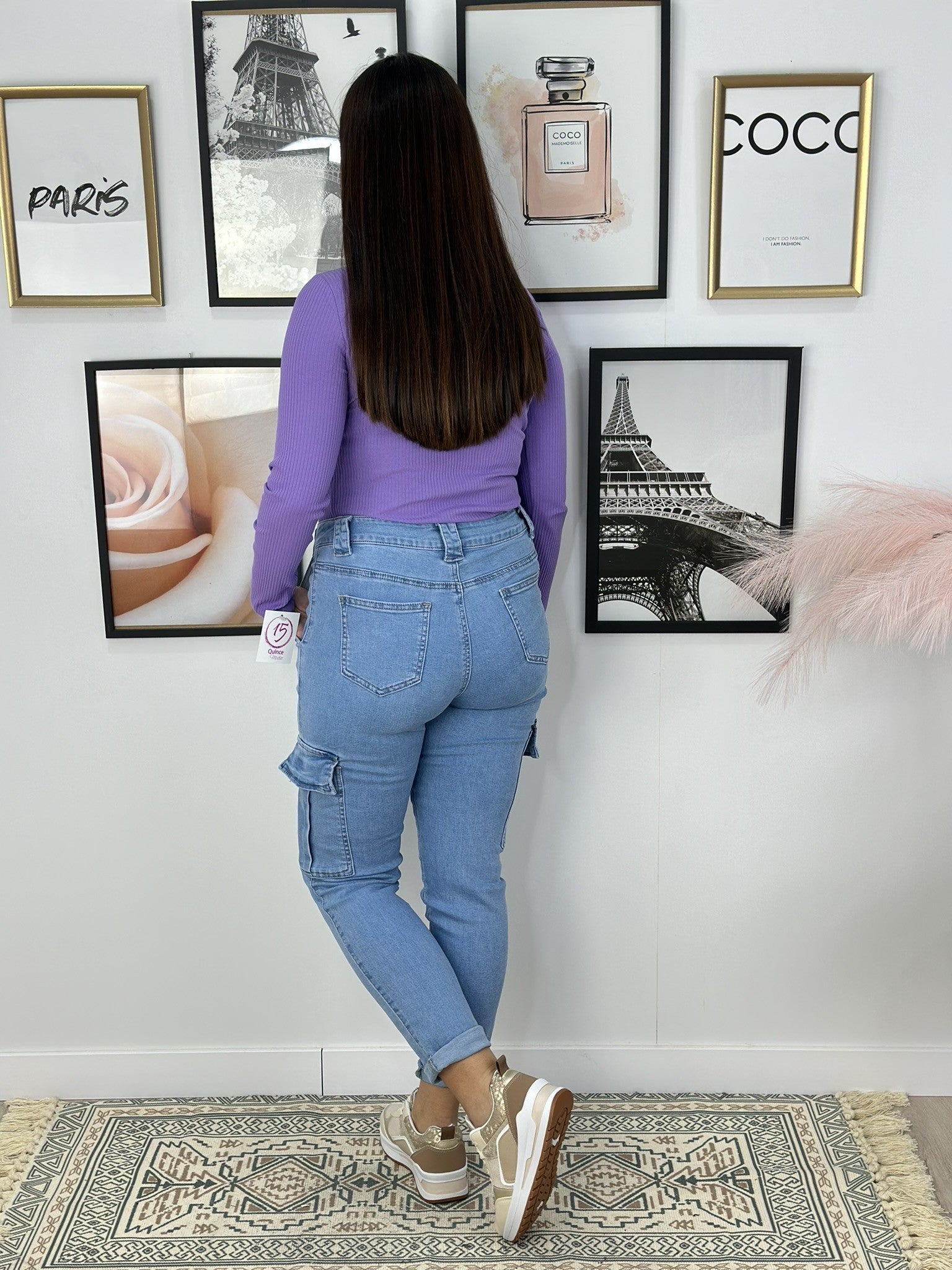 PANTALON VAQUERO CARGO