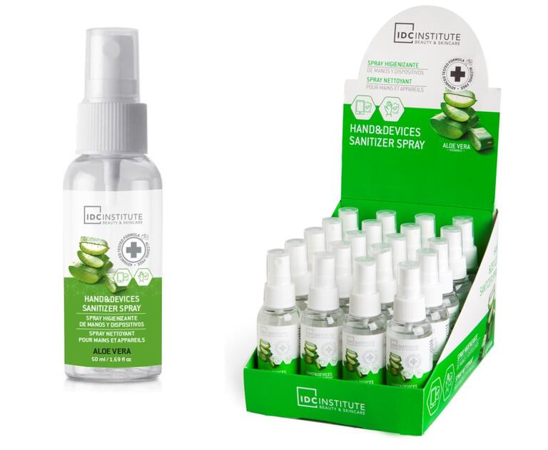 SPRAY HIDROALCOHOLICO ALOE VERA IDC