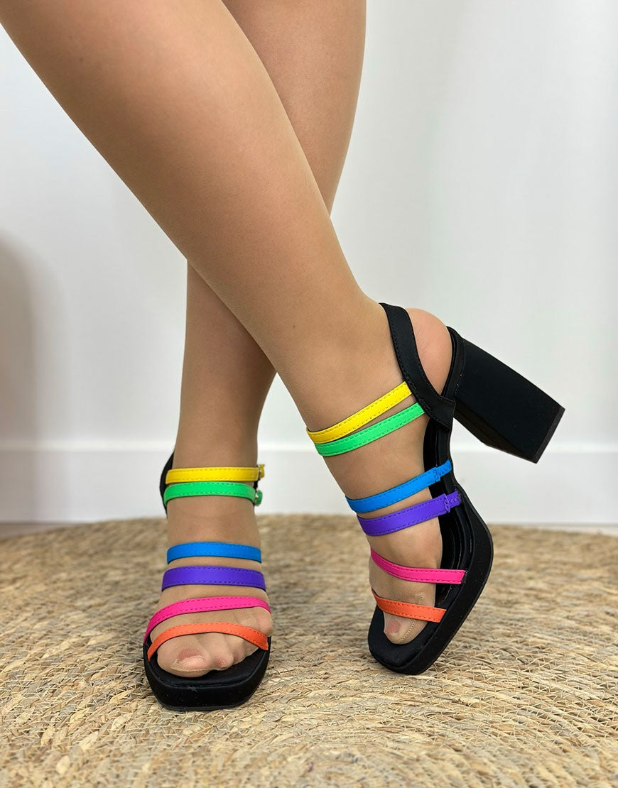 SANDALIA TACON ARCO IRIS 36/41