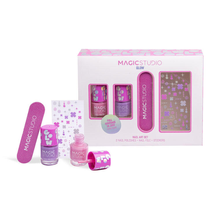 PACK GLOW NAIL ART SET MAGIC STUDIO