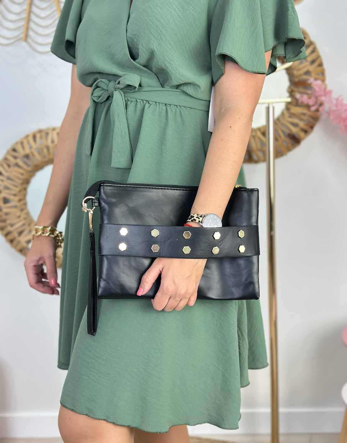 CARTERA POLIPIEL TACHUELAS