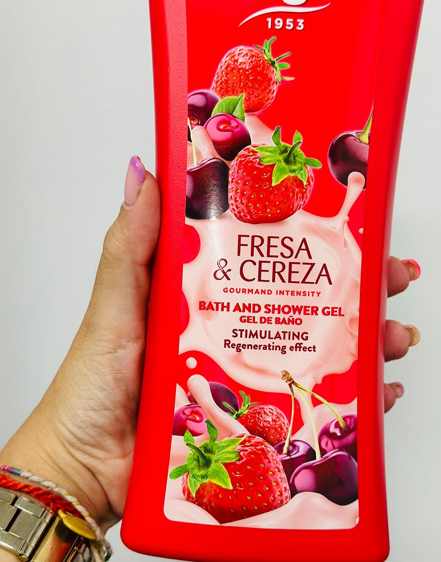 GEL FRESA Y CEREZA