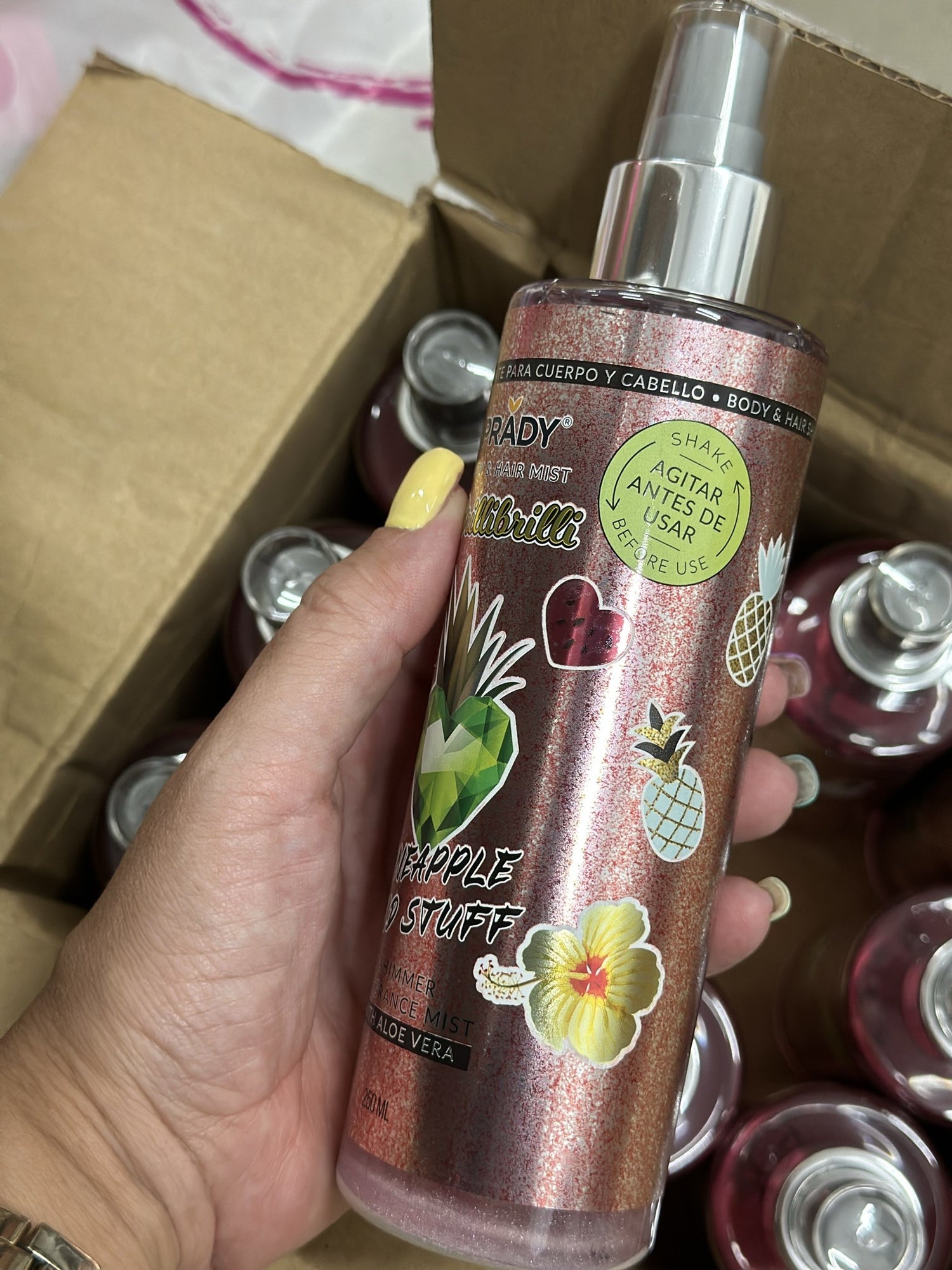 BODY SPLASH BRILLO PIÑA