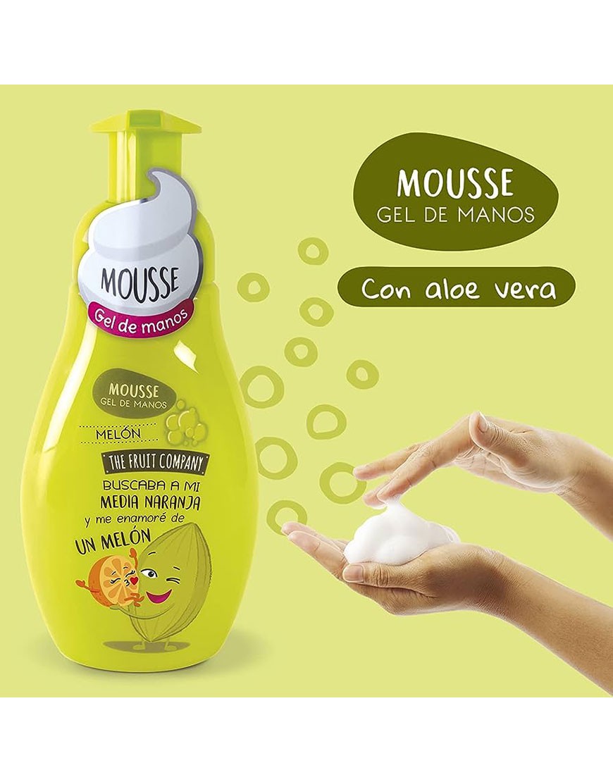 GEL MOUSSE MANOS MELON FRUIT