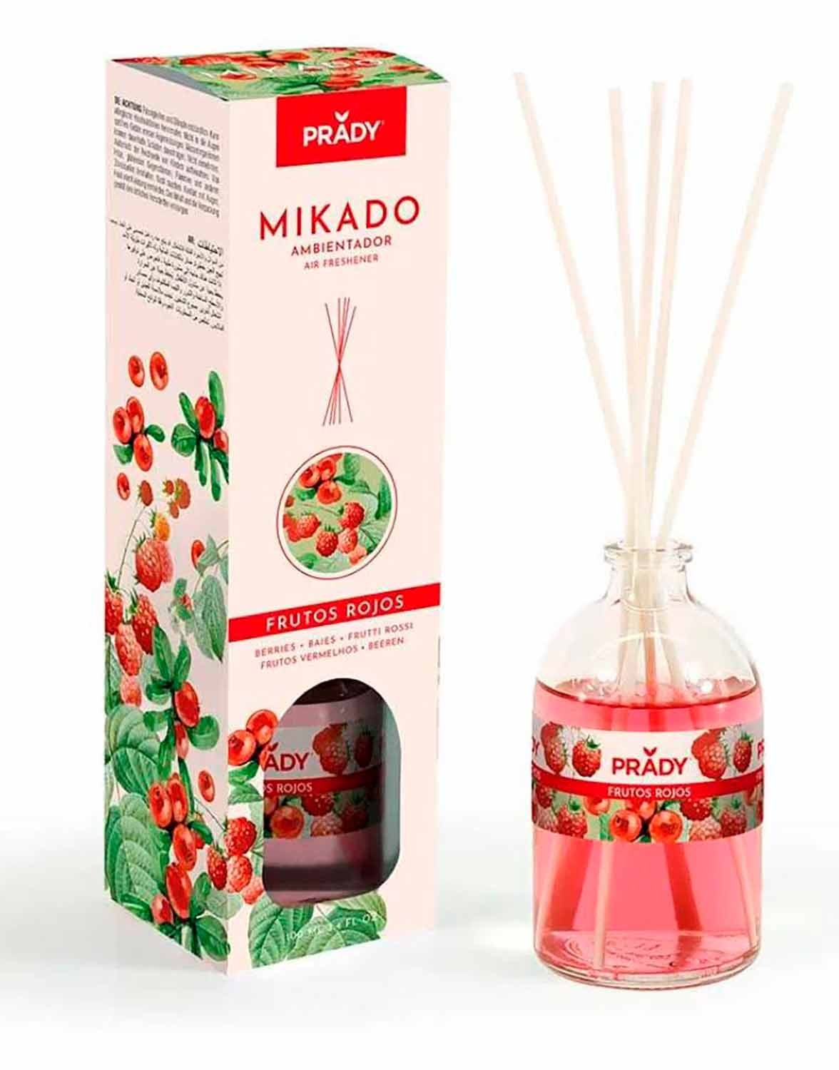 MIKADO FRUTOS ROJOS