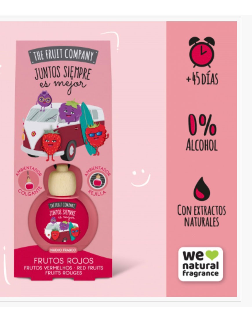 AMBIENTADOR COCHE FRUTOS FRUIT