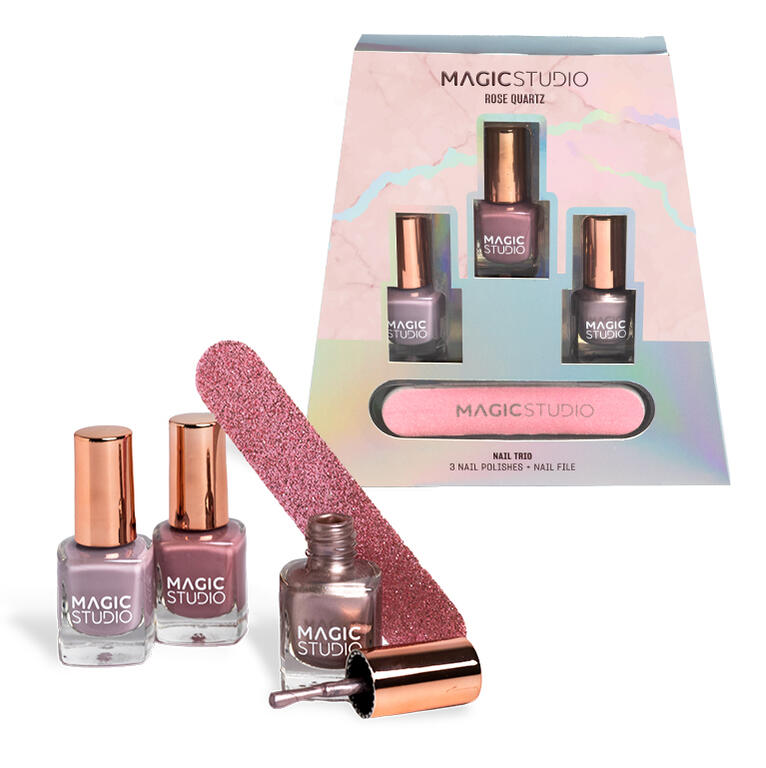 TRIO UÑAS ROSE QUARTZ MAGIC STUDIO