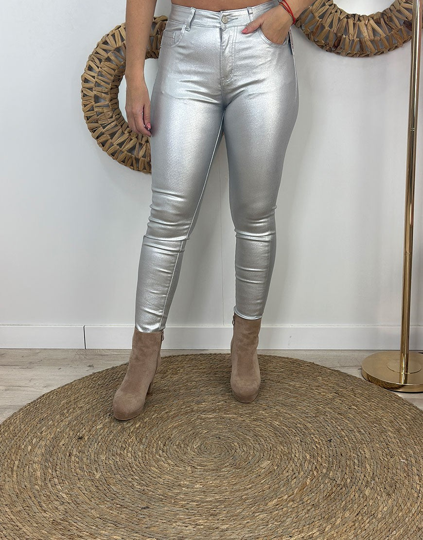 PANTALON ELASTICO PLATA
