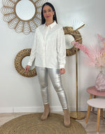 PANTALON ELASTICO PLATA