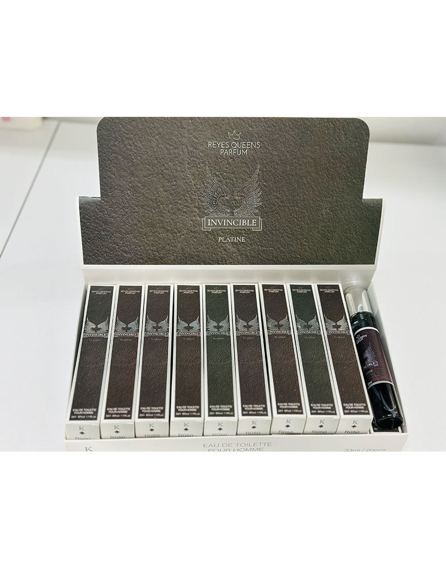 CAJA 20 MINI PERFUME INVINCIBLE