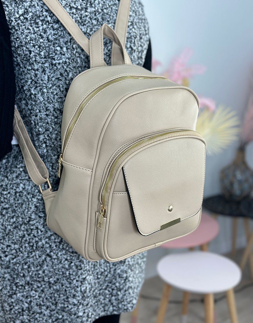 MOCHILA POLIPIEL SOLAPA