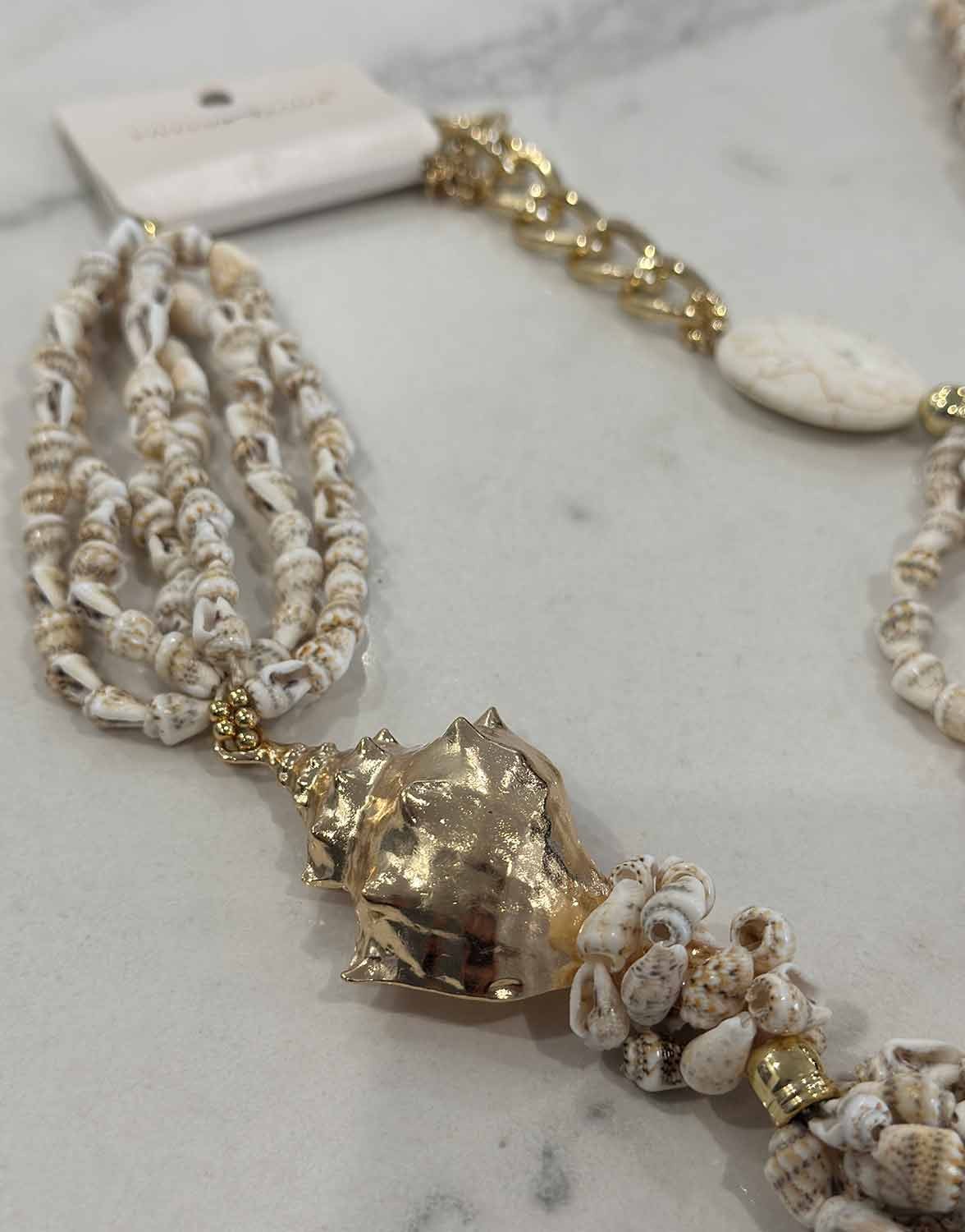 COLLAR CARCOLA Y PIEDRA