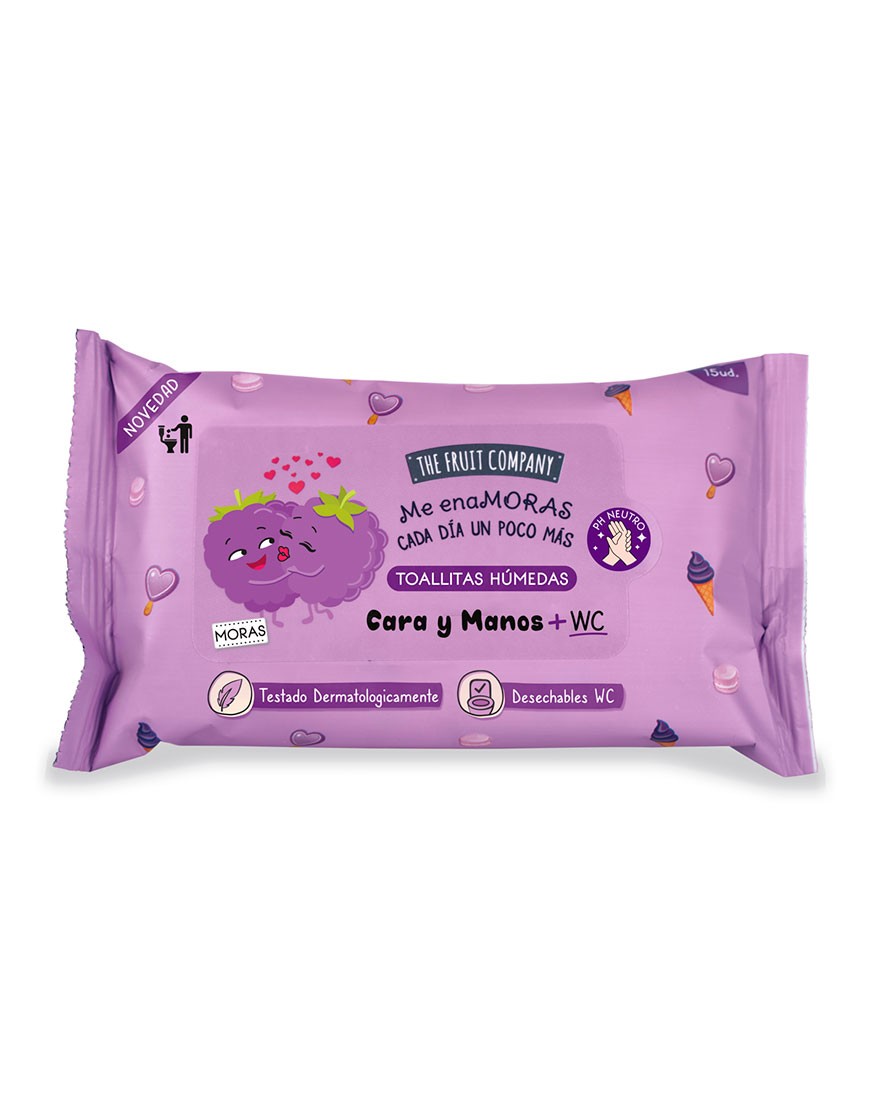 TOALLITAS CARA Y MANOS MORA FRUIT
