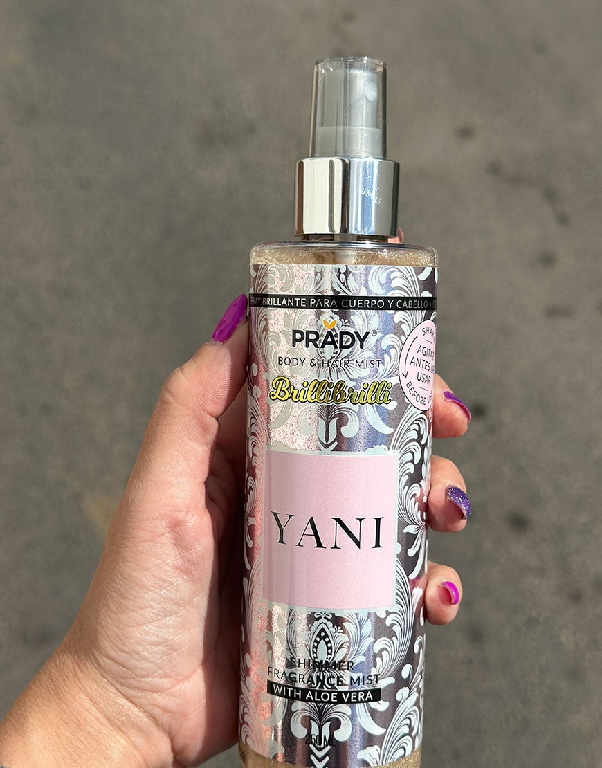 SPRAY YANI BRILLO CUERPO Y PELO