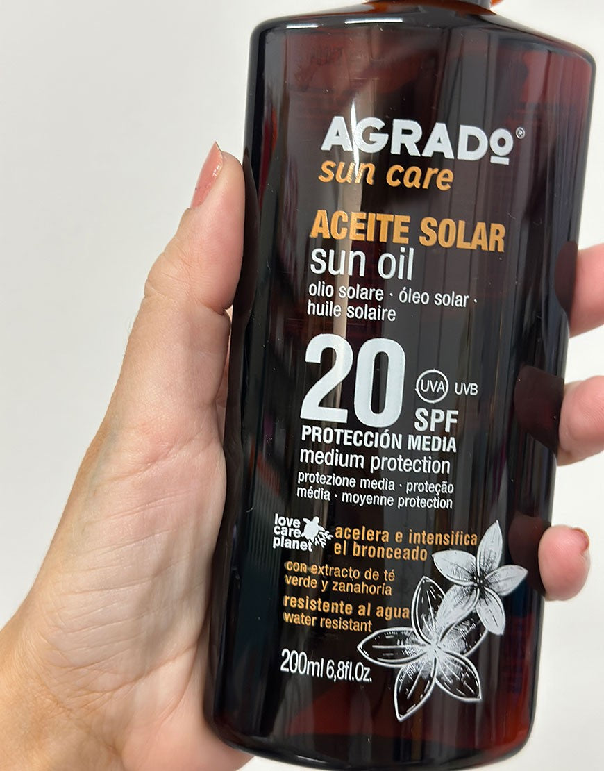 A. ACEITE SOLAR SPF 20