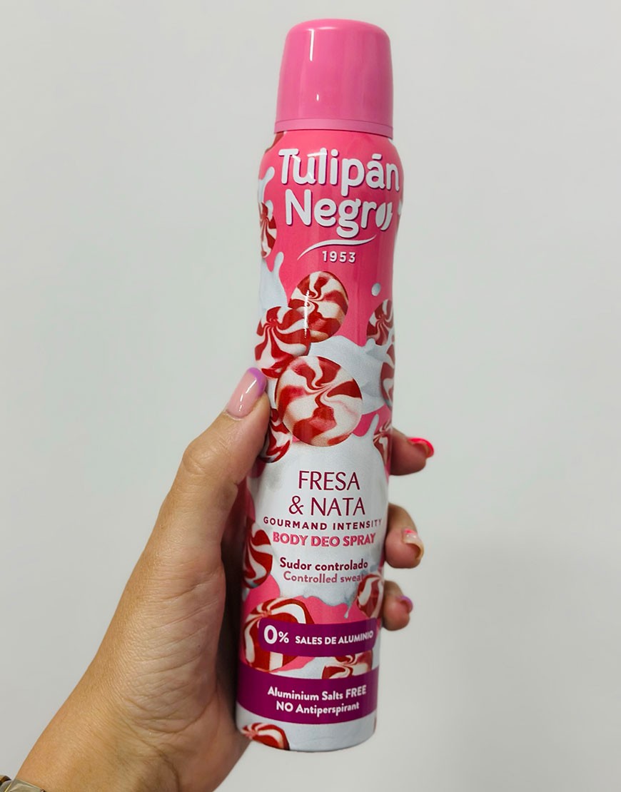 SPRAY DESODORANTE FRESA Y NATA