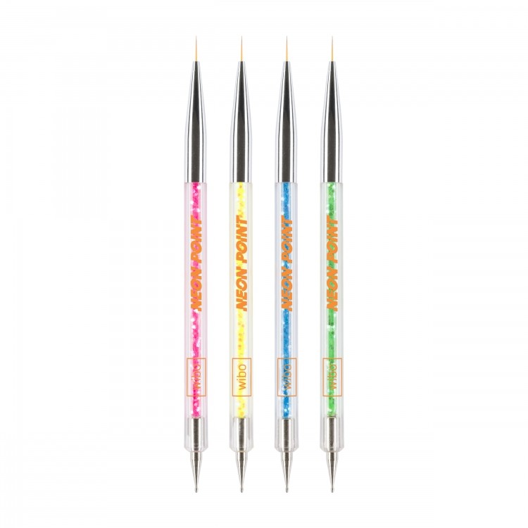 W. PINCEL Y PUNZON DE UÑAS NEON