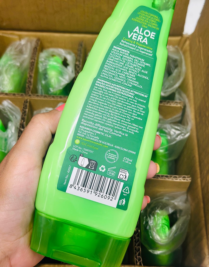 CREMA CORPORAL ALOE VERA IDC