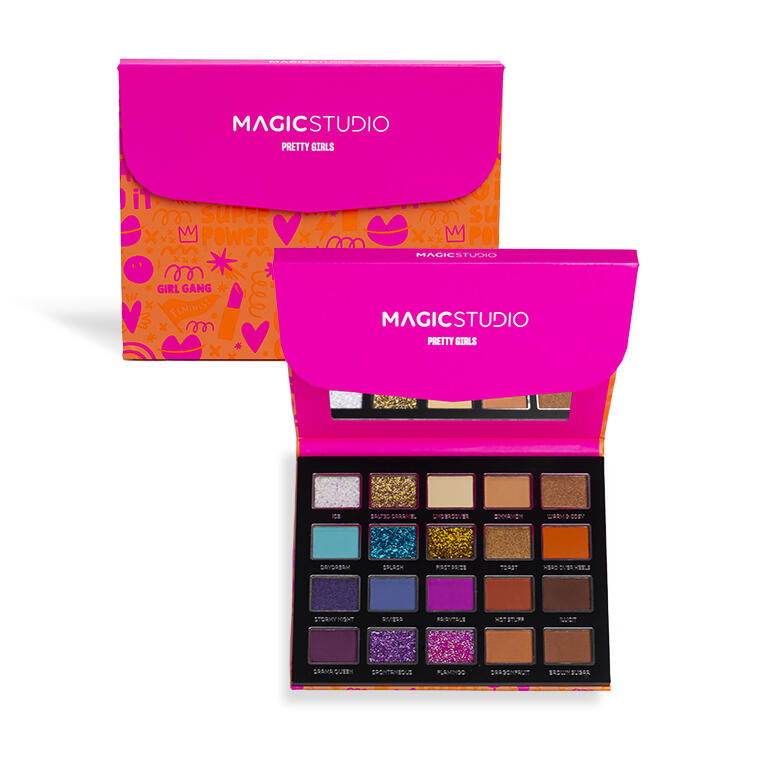 PALETA 20 SOMBRAS PRETTY GIRLS MAGIC STUDIO