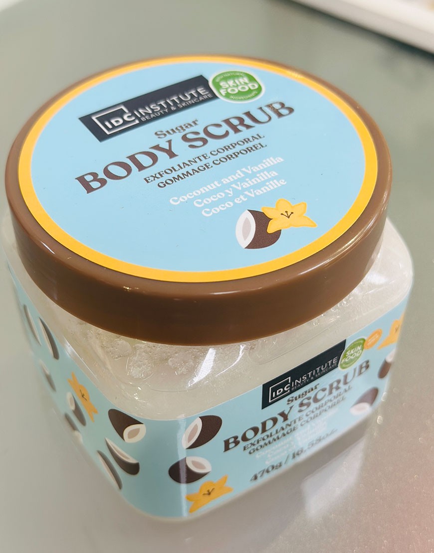 EXFOLIANTE COCO Y VAINILLA IDC