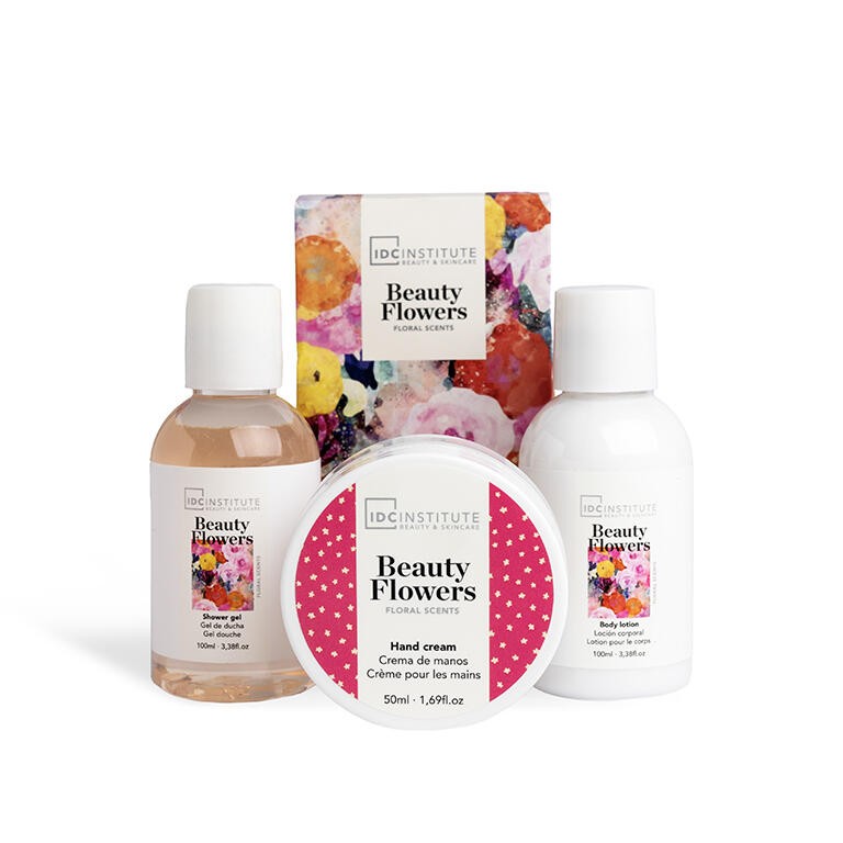 SET CAJA METAL FLOWERS IDC