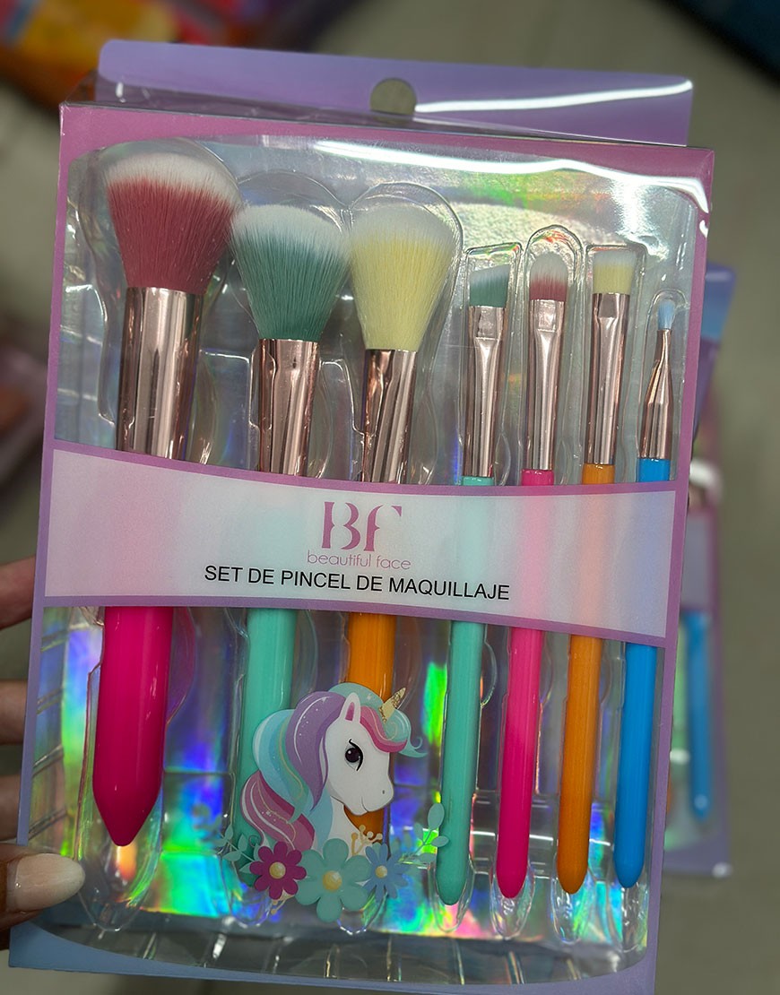 SET 7 BROCHAS COLORES