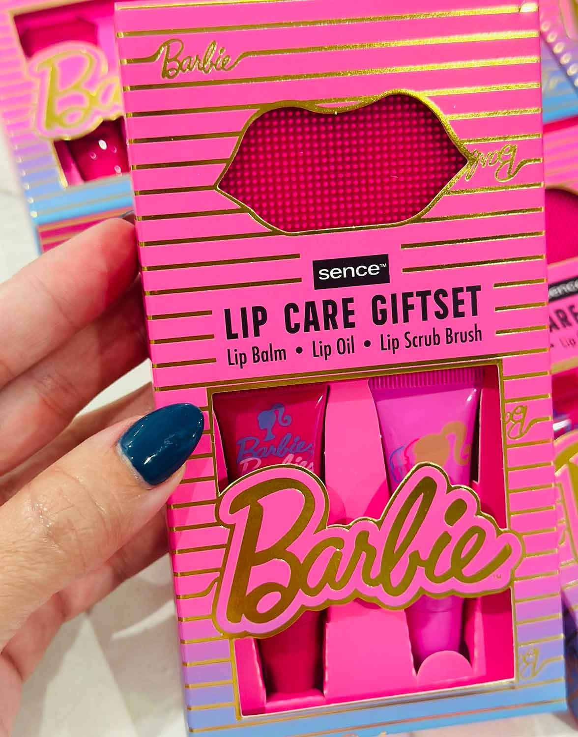 SET BARBIE GLOS + BALSAMO + EXFOLIANTE SILICONA