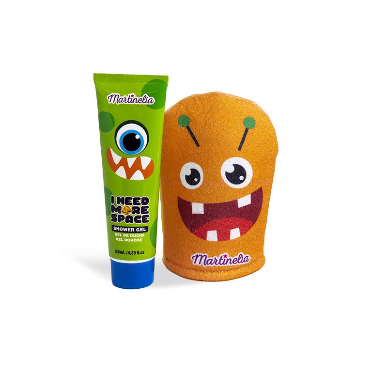 SET MANOPLA Y GEL SPACE MARTINELIA