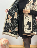 MANTA/PAÑUELO OSITOS REVERSIBLE