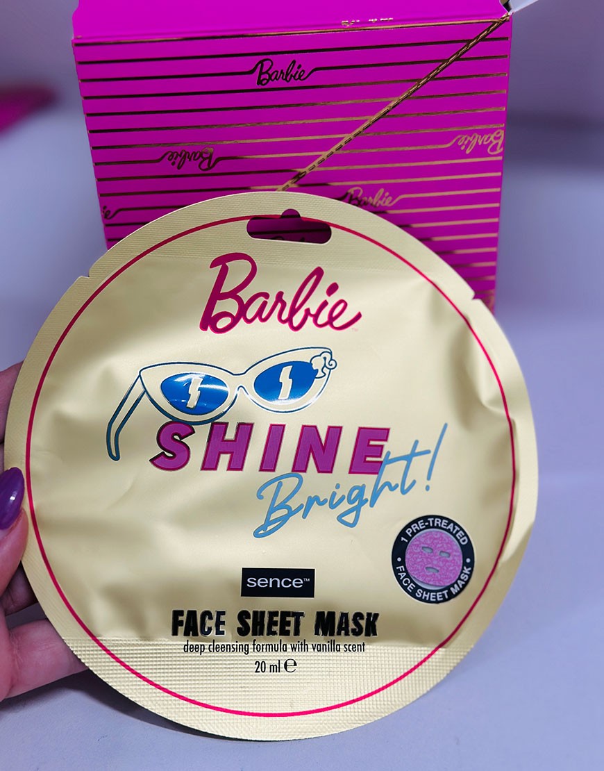 MASCARILLA FACIAL BARBIE SHINE