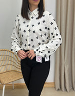 CAMISA FLOR RELIEVE