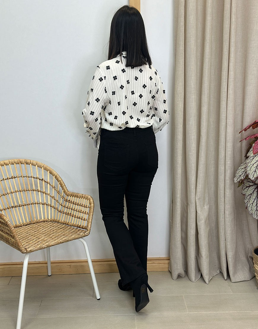 CAMISA FLOR RELIEVE