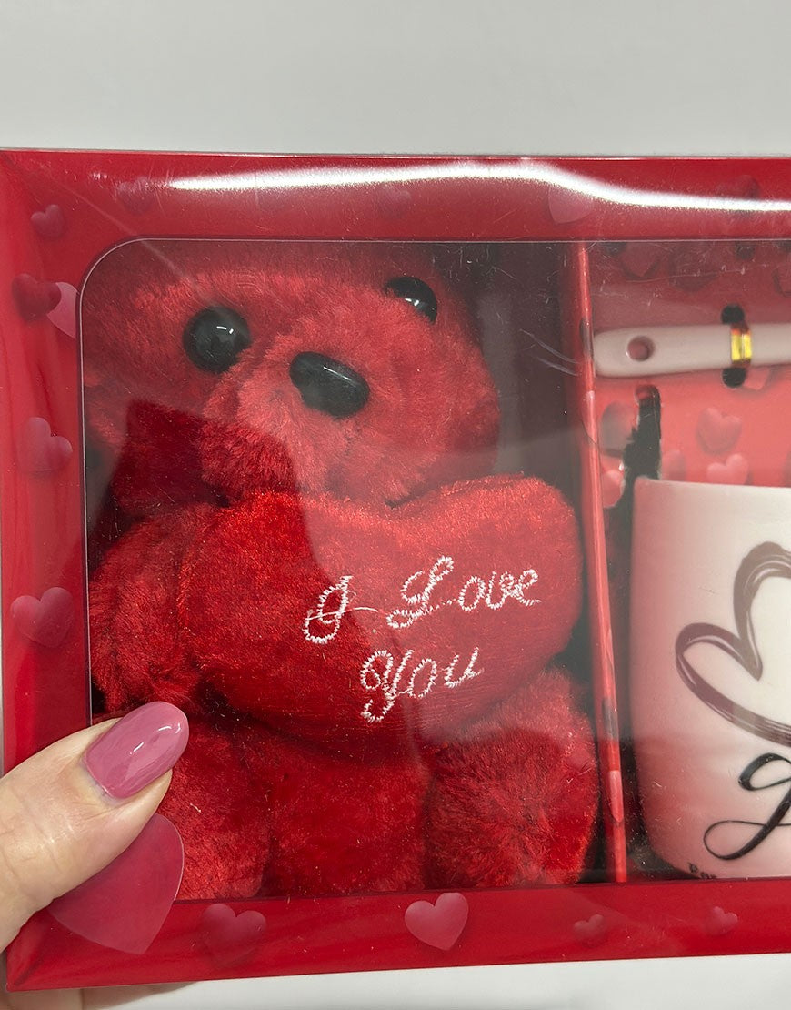 PACK TAZA + OSO CORAZON